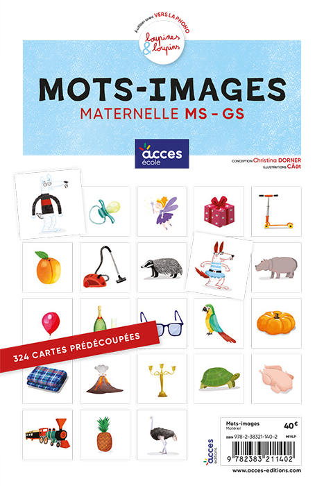 Couverture du matériel Mots-images Vers la phono MS-GS.